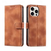 cheap iPhone Cases-Phone Case For iPhone 16 Pro Max Plus iPhone 15 Pro Max Plus iPhone 14 13 12 11 Pro Max Plus Mini iPhone 14 Pro Max iPhone 13 12 11 Pro Max Flip Cover with Stand Holder Magnetic with Wrist Strap Retro
