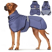 cheap Coats-Dog Coat Jacket Parka Jacket with Harness Reflective Warm Water-Resistant Outdoor Dog Clothing for Medium Large