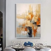 preiswerte Stillleben-Gemälde-Großes, 100 % handgemaltes abstraktes Ölgemälde in Gold auf Leinwand, handgefertigtes, reich strukturiertes Acryl-Wandgemälde, moderne Wandkunst, handgemaltes Kunstwerk, Ölgemälde mit Pattelmesser für