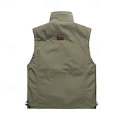 お買い得  ベスト-男性用 ハイキング ベスト 春 秋 アウトドア 快適 高通気性 ベスト 狩猟 釣り 登山 ブラック アーミーグリーン ダークブルー カーキ色 グレー