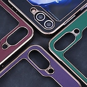 お買い得  サムスン用ケース-電話 ケース 用途 Zフリップ6 Z Flip 5 Z Flip 4 Z Flip 3 ウォレットカードケース スタンド付き 耐衝撃 レトロ風 仕上げ PUレザー