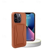 cheap iPhone Cases-Phone Case For iPhone 16 Pro Max Plus iPhone 15 Pro Max Plus iPhone 14 13 12 11 Pro Max Plus iPhone 14 Pro Max iPhone 13 12 11 Pro Max Back Cover with Stand Holder Card Slot Shockproof Retro TPU PU