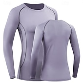 cheap Women&#039;s Running Tee &amp; Tank Tops-Women&#039;s Running T-Shirt Long Sleeve Tee Tshirt Casual Athleisure Fall Breathable Quick Dry Gym Workout Running Walking Sportswear Activewear Solid Colored Black White Pink