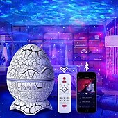 preiswerte Projektorlampe und Laser-Projektor-Star Galaxy Projektor Licht Planetenprojektor Bluetooth Lautsprecher Ferngesteuert Laserlichtprojektor Hochzeit Party Weihnachten Mehrere Farben