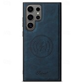 Недорогие Чехлы для Samsung-телефон Кейс для Назначение S24 S24 Ultra Plus S23 Ultra Plus S23 S22 S22 Плюс Ультра S25 Ультра Кейс на заднюю панель со стендом Магнитный Разъем для карты Ретро ТПУ ПК Кожа PU