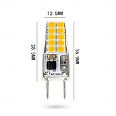olcso Kéttűs LED-es izzók-g8 bi-pin talpú led lámpa 110v 3w - fehér/meleg fehér kukorica izzó csillárhoz, kristály lámpához,  &amp; szekrény 1/5db)