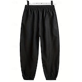 billiga Joggingbyxor-Herr Joggingbyxor Joggare Manchesterbyxor Långbyxor Harem byxor Snörning Elastisk midja Opressade byxor Slät Komfort Varm Fullängd Utomhus Ledigt Dagligen Sport Mode Svart Grå