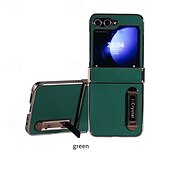 お買い得  サムスン用ケース-電話 ケース 用途 Zフリップ6 Z Flip 5 Z Flip 4 Z Flip 3 ウォレットカードケース スタンド付き 耐衝撃 レトロ風 仕上げ PUレザー