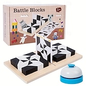 abordables Puzzles-Jeu de blocs 3D difficile : montrez votre QI au maximum, assemblez ces objets géométriques pour former un tout selon les exigences de la carte, cadeau de vacances, cadeau d&#039;Halloween, cadeau de Noël
