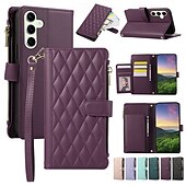 abordables Coques Samsung-téléphone Coque Pour S24 S24 Ultra Plus S24 FE S23 S22 S21 S20 Ultra Plus FE A54 A34 A14 A73 A53 A33 A23 A13 A72 A52 A32 A22 A12 A71 A51 A31 S25 Ultra Coque Arriere Avec Support fermeture Éclair avec