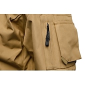 cheap Men&#039;s Jackets &amp; Coats-Men&#039;s Military Jacket Hiking Jacket Tactical Jacket Sports Outdoor Camping &amp; Hiking Waterproof Windbreaker Zipper Pocket Winter Spring &amp;  Fall Solid Color Active Sports &amp; Outdoors Hooded Regular