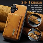 abordables Coques iPhone-téléphone Coque Pour iPhone 16 Pro Max Plus iPhone 15 Pro Max Plus iPhone 14 13 12 11 Pro Max Plus iPhone 14 Pro Max iPhone 13 12 11 Pro Max Coque Arriere Avec Support Détachable Magnétique Rétro TPU