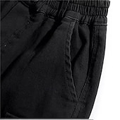 voordelige Broeken-Kinderen Jongens Broek Cargohosen Broek Lapwerk Zak Effen Kleur Ademend Zacht Comfort Broek Buiten Dagelijks Basic Zwart Khaki Middelhoge taille