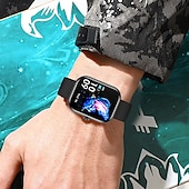 abordables Relojes inteligentes-iMosi ZW65 Reloj inteligente 2.01 pulgada Smartwatch Reloj elegante Bluetooth Monitoreo de temperatura Podómetro Recordatorio de Llamadas Compatible con Android iOS Mujer Hombre Llamadas con Manos