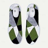 halpa Naisten lenkkarit-naisten abstrakti taideprintti slip-on lenkkarit - hengittävät flyknit vapaa-ajan kengät jokapäiväiseen käyttöön ja mukavuuteen