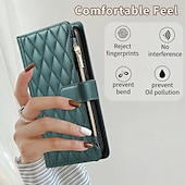 abordables Otras carcasas-teléfono Funda Para Píxel 9 Pro Pixel 9 Pro XL Pixel 8 Pro Pixel 8 Píxel 9 Pixel 7 Pixel 7 Pro Pixel 6 Pixel 6 Pro Funda Trasera con Soporte Cremallera con cordón Retro TPU Cuero de PU