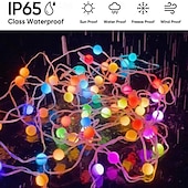 abordables Enchufe eléctrico-Luces de hadas LED inteligentes de 10 m, luces de cadena que cambian de color RGB y blanco cálido controladas por aplicación con sincronización de música y 20 escenas para decoración de Navidad, dormitorio, pared y manualidades