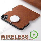 abordables Carcasas iPhone-teléfono Funda Para iPhone 16 Pro Max Plus iPhone 15 Pro Max Plus iPhone 14 13 12 Pro Max Plus iPhone 14 Pro Max iPhone 13 12 Pro Max Funda Trasera con Soporte Magnética Soporte de carga inalámbrica