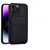 お買い得  iPhone用ケース-電話 ケース 用途 iPhone 16 Pro Max プラス iPhone 15 プロマックスプラス iPhone15 iPhone 14 Pro Max iPhone 13 12 11 Pro Max バックカバー スタンド付き カード挿入口 耐衝撃 レトロ風 TPU PUレザー