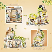 Недорогие Конструкторы-Конструкторы Архитектура 1077 pcs совместимый ABS + PC Legoing Творчество Декомпрессионные игрушки Взаимодействие родителей и детей для ребенка Игрушки Подарок