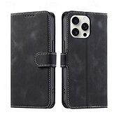 cheap iPhone Cases-Phone Case For iPhone 16 Pro Max Plus iPhone 15 Pro Max Plus iPhone 14 13 12 11 Pro Max Plus Mini iPhone 14 Pro Max iPhone 13 12 11 Pro Max Flip Cover with Stand Holder Magnetic with Wrist Strap Retro