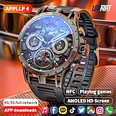 Χαμηλού Κόστους Smartwatch-LOKMAT APPLLP 4 Εξυπνο ρολόι 1.508 inch Smart Phone Watch 4G LTE 3G 4G Bluetooth Βηματόμετρο Υπενθύμιση Κλήσης Παρακολούθηση Δραστηριότητας Συμβατό με Android iOS Γυναικεία Άντρες Κλήσεις Hands-Free
