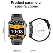 ieftine Ceasuri Smart-ceas inteligent mt39 ecran mare de 2,01 inci apel bluetooth monitor de sănătate ritm cardiac sport în aer liber ai asistent vocal smartwatch
