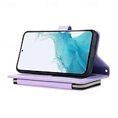 cheap Samsung Cases-Phone Case For S24 Ultra S24 Plus S24 S24 FE S23 S22 S21 S20 Ultra Plus FE A55 A35 A25 A15 5G A54 A34 A14 A73 A53 A33 A23 A13 A72 A52 A32 A22 A12 A51 Flip Cover with Stand Holder Zipper with Wrist