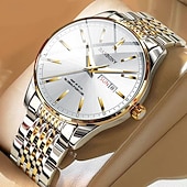 halpa Kvartsikellot-Uusi muotitrendi mineraalivahvistettu lasilinssi vedenkestävä yövalo kalenteri sunnuntain näyttö liiketoiminta vapaa-ajan urheilu kaunis ja tyylikäs miesten kello