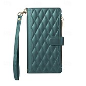 abordables Otras carcasas-teléfono Funda Para Píxel 9 Pro Pixel 9 Pro XL Pixel 8 Pro Pixel 8 Píxel 9 Pixel 7 Pixel 7 Pro Pixel 6 Pixel 6 Pro Funda Trasera con Soporte Cremallera con cordón Retro TPU Cuero de PU