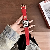 Недорогие Ремешки для часов Apple-Solo Loop Совместим с Ремешок для часов Apple Watch 38мм 40мм 41мм 42мм 44мм 45мм 49мм Очаровательный Регулируется Дышащий Нейлон Сменный ремешок для часов для iwatch Ultra 2 Series 9 8 7 SE 6 5 4 3