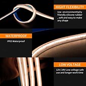 economico Strisce luminose COB-2m 5m 10m Set luci 240 LED COB 15 mm 1Impostare la staffa di montaggio 1 set Bianco caldo Bianco Bianco netto Strisce LED Al Coperto All&#039;aperto Vacanze 220-240 V 110-120 V