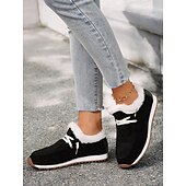 preiswerte Damenhausschuhe und -halbschuhe-Damen Winter-Schlupfschuhe mit Kunstfellfutter – gemütliche und flexible warme Freizeitschuhe für drinnen und draußen