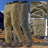 preiswerte Unterteile-Herren Outdoorhosen Cargohosen Wanderhosen Militär Frühling Herbst Außen Normale Passform Wasserdicht Schnelltrocknend Atmungsaktiv Hosen Armee-Gelb Schwarz Baumwolle Jagd Klettern Camping / Wandern