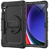 זול כיסוי טאבלט Samsung-לוּחַ כיסויים מכסים ל עבור Samsung Galaxy Tab S9 Plus 12.4&quot; S9 Ultra 14.6&quot; S8 Ultra 14.6&#039;&#039; ידית מחזיק עפרונות רצועת כתף תבנית גאומטרית סיליקון
