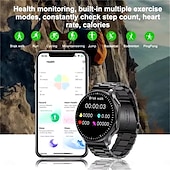 Недорогие Смарт-часы-DT WATCH X Умные часы 1.43 дюймовый Смарт Часы Bluetooth Педометр Напоминание о звонке Фитнес-трекер Совместим с Android iOS Мужчины Длительное время ожидания Хендс-фри звонки Водонепроницаемый IP 67