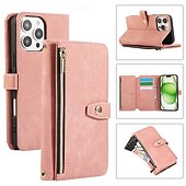economico Cover per iPhone-telefono Custodia Per iPhone 16 Pro Max Plus iPhone 15 Pro Max Plus iPhone 14 13 12 11 Pro Max Plus Mini iPhone 14 Pro Max iPhone 13 12 11 Pro Max Per retro Con supporto Cerniera con cordino Retrò