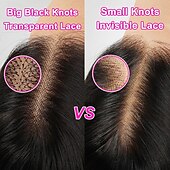 رخيصةأون باروكات شعر مستعار طبيعية للجبهة-شعر مستعار طبيعي 13x6 إغلاق 4x13 إغلاق شعر مستعار الجزء الحر شعر برازيلي هيئة الموج مستقيم بني فاتح شعر مستعار 130٪ 150٪ 180٪ كثافة الشعر مع شعر الطفل 100% عذراء غلويليس قبل التقطه من أجل