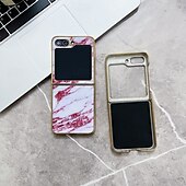 billige Samsung-etui-telefon Etui Til Samsung Galaxy Z Flip 5 Bakdeksel Støtsikker Kontor / Bedrift Herdet glass Belegg