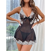 economico Regali-Camicia da notte Babydoll Lingerie perizoma pigiama sexy da donna per adulti regalo di San Valentino per lei