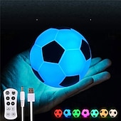 halpa Vedenalaiset valot-rgb kelluva led-urheilupallo yövalo, usb-ladattavat vedenpitävät uima-altaan valot lapsille, ulkopuutarha, uima-allas  &amp; lahja jalkapallo, koripallo ja baseball 6/4/2/1kpl