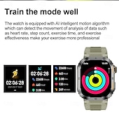 ieftine Ceasuri Smart-ceas inteligent mt39 ecran mare de 2,01 inci apel bluetooth monitor de sănătate ritm cardiac sport în aer liber ai asistent vocal smartwatch