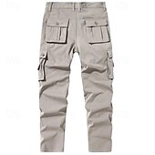 Χαμηλού Κόστους Στρατιωτικά παντελόνια-Ανδρικά Παντελόνια με τσέπες Παντελόνια Κουμπιά Πολλαπλή τσέπη Σκέτο Γρήγορο Στέγνωμα Ύγρανση Πλήρες μήκος ΕΞΩΤΕΡΙΚΟΥ ΧΩΡΟΥ Καθημερινά Κατασκήνωση &amp; Πεζοπορία Μοντέρνα Κλασσικό Μαύρο Πράσινο Χακί