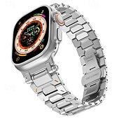 olcso Apple óraszíjak-Solo Loop Kompatibilis valamivel Apple Watch óraszíj 42mm 44mm 45mm 49mm Fém kapocs Állítható Rozsdamentes acél Csere óraszíj mert iwatch Ultra 2 Series 9 8 7 SE 6 5 4 3 2 1