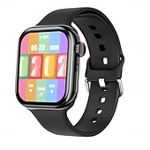 abordables Bracelets connectés-696 iW10 Montre intelligente 1.85 pouce Montre intelligente avec bracelet Bluetooth Rappel d&#039;Appel Moniteur de Sommeil Moniteur de Fréquence Cardiaque Compatible avec Android iOS Hommes Mode