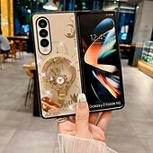 رخيصةأون جراب سامسونج-هاتف غطاء من أجل زي فولد 6 Z Fold 5 Z Fold 4 غطاء خلفي مع حامل مغناطيس دعم الشحن اللاسلكي مكتب  /  الأعمال TPU الكمبيوتر الشخصي