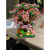 abordables Juguetes de construcción-Bloques de Construcción Flor 2008 pcs Serie de flores compatible ABS + PC Legoing Creativo Juguetes de descompresión Interacción padre-hijo para niño Juguet Regalo