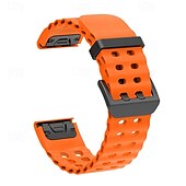 cheap Garmin Watch Bands-Watch Band for Garmin Fenix 8 47mm 51mm 7X 6 6X Pro Epix Pro Instinct 2X Approach S70 S62 S60 Forerunner 955 945 Epix Marq Descent Quatix 22mm 26mm Silicone Replacement  Strap Quick Fit Adjustable