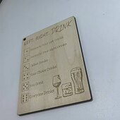 Недорогие Подарки-настольная игра left right drink - игра в кости для вечеринок с выпивкой - игра с выпивкой left right center game - забавные подарки