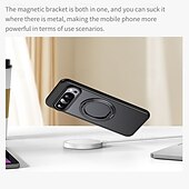 levne Ostatní pouzdra-telefon Carcasă Pro Pixel 9 Pro Pixel 9 Pro XL Pixel 8 Pro Pixel 8 Pixel 9 Zadní kryt se stojánkem Magnetické Podpora bezdrátového nabíjení Retro TPU Akrylát
